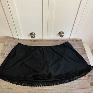 UGC Catherine’s Plus Size (5X) Black Swim Skirt